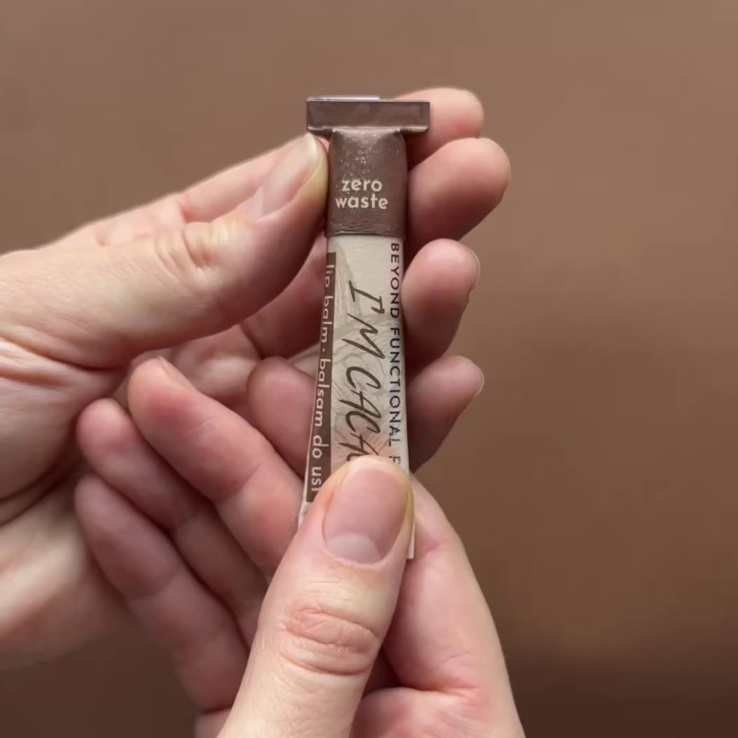 Beef Tallow Lip Balm in a Paper Tube (Non-vegan by design)